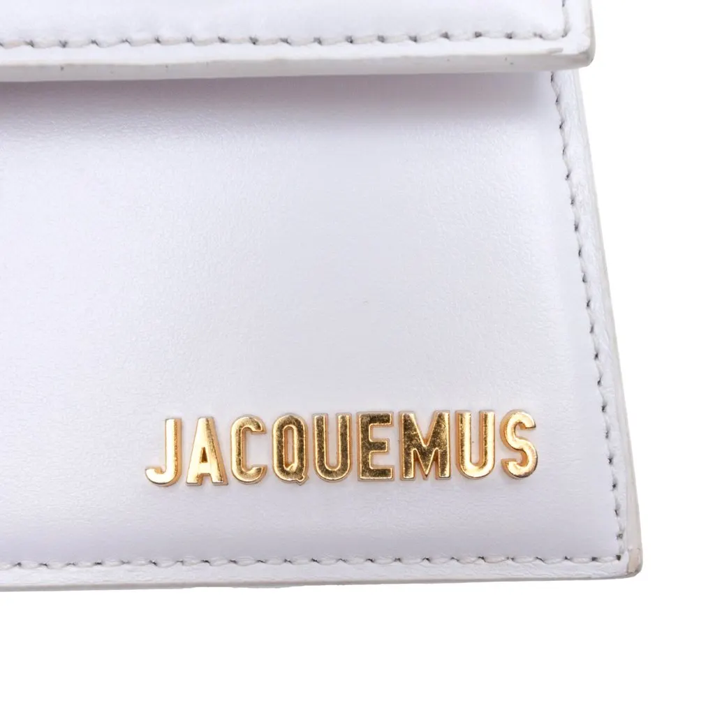 Jacquemus Leather Le Chiquito Moyen White Leather Very good - Box View