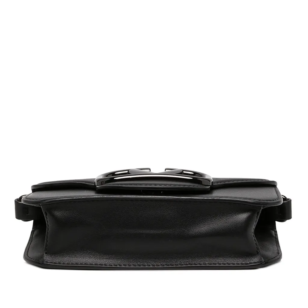 Valentino Small Calfskin VLogo Loco Satchel Black Leather Very good - Inside View