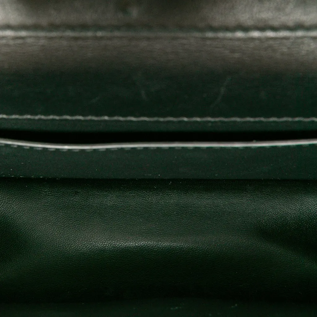 Valentino Small Calfskin VLogo Loco Satchel Black Leather Very good - Model View