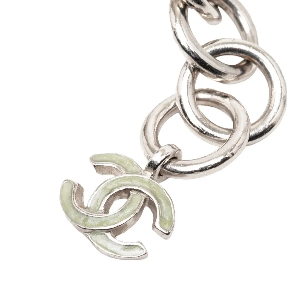 Chanel Silver Plated Camellia Chain Belt Silver Metal Very good - Inside View