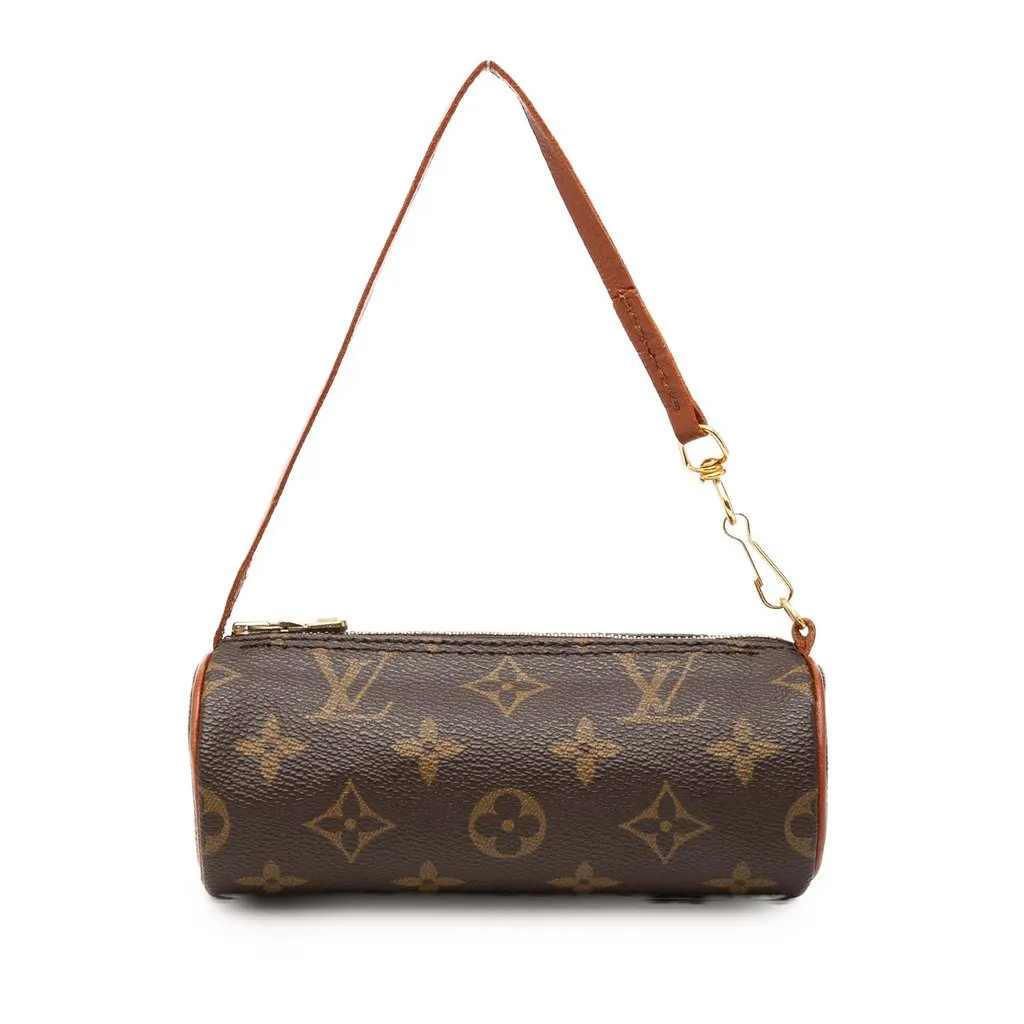 Louis Vuitton Monogram Papillon Pochette Brown Very good - Front View