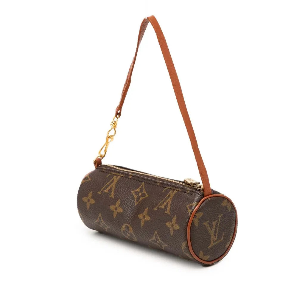 Louis Vuitton Monogram Papillon Pochette Brown Very good - Back View