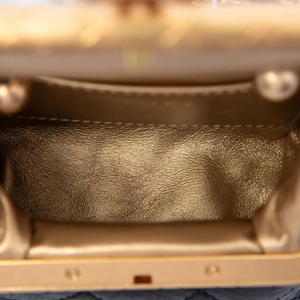Chanel Micro Quilted Lambskin My Crush Bag Black Leather Very good - Model View