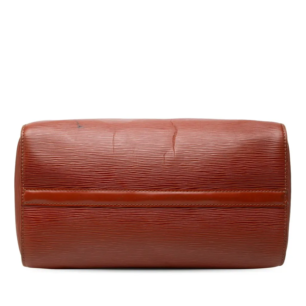 Louis Vuitton Epi Speedy 30 Brown Leather Good - Inside View