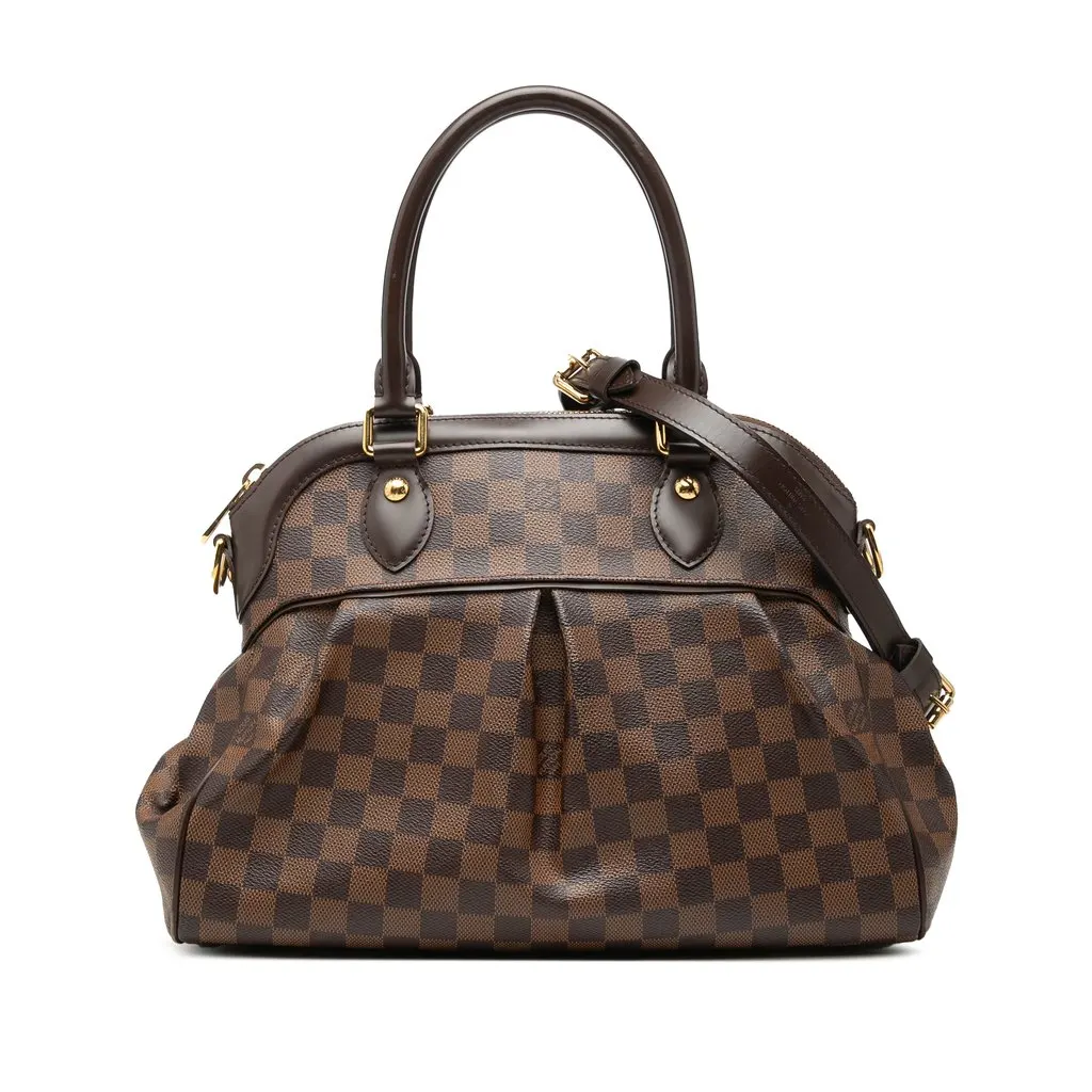 Louis Vuitton Damier Ebene Trevi PM Brown Canvas Very good - Front View