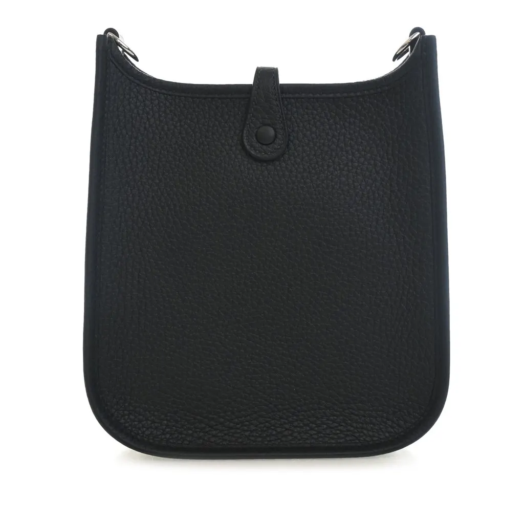Hermès Clemence Evelyne I 16 Amazone Black Leather Very good - Back View