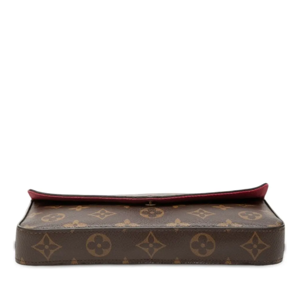 Louis Vuitton Monogram Pochette Felicie Brown Very good - Inside View