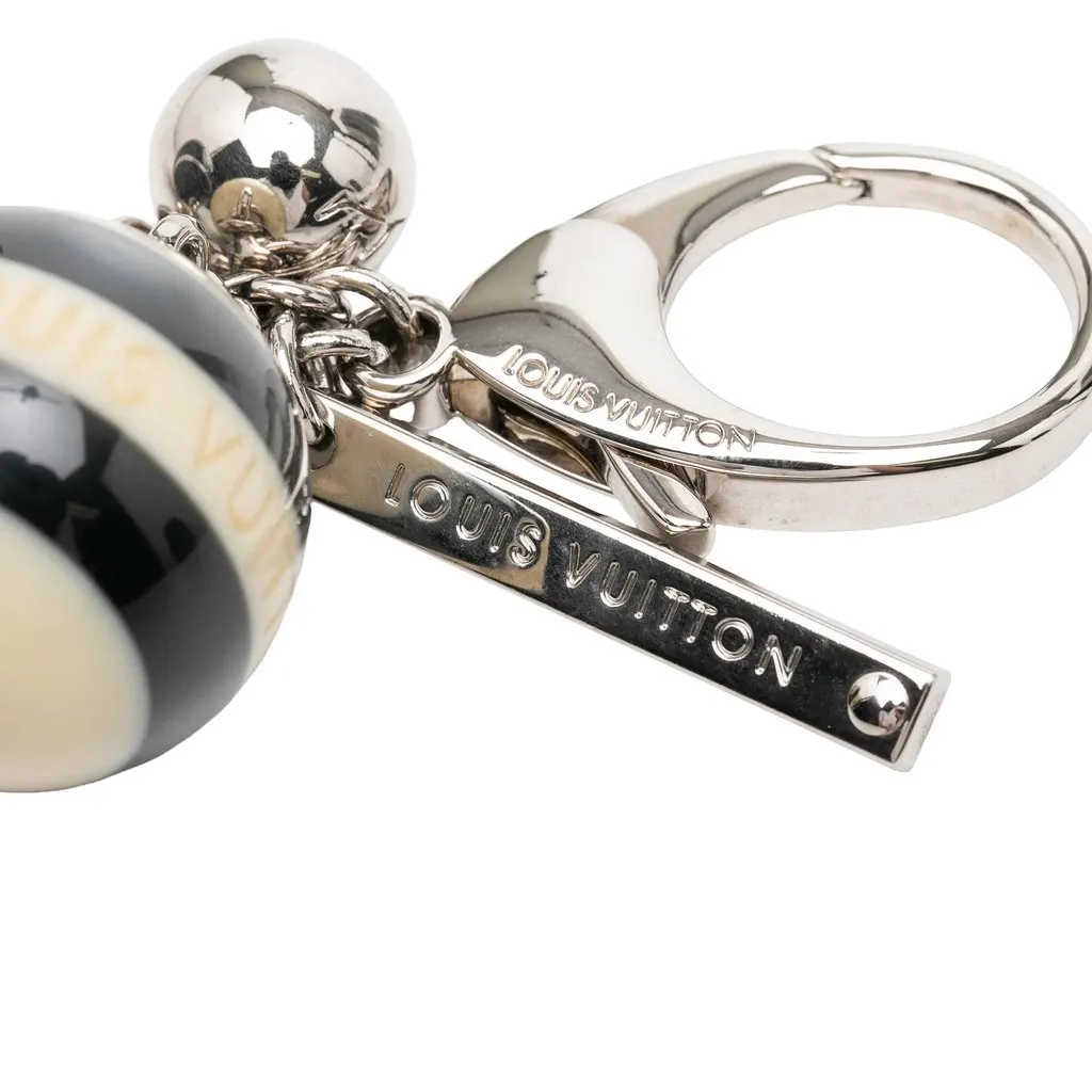 Louis Vuitton Resin Mini Lin Croisette Ball Bag Charm Black Plastic Very good - Inside View