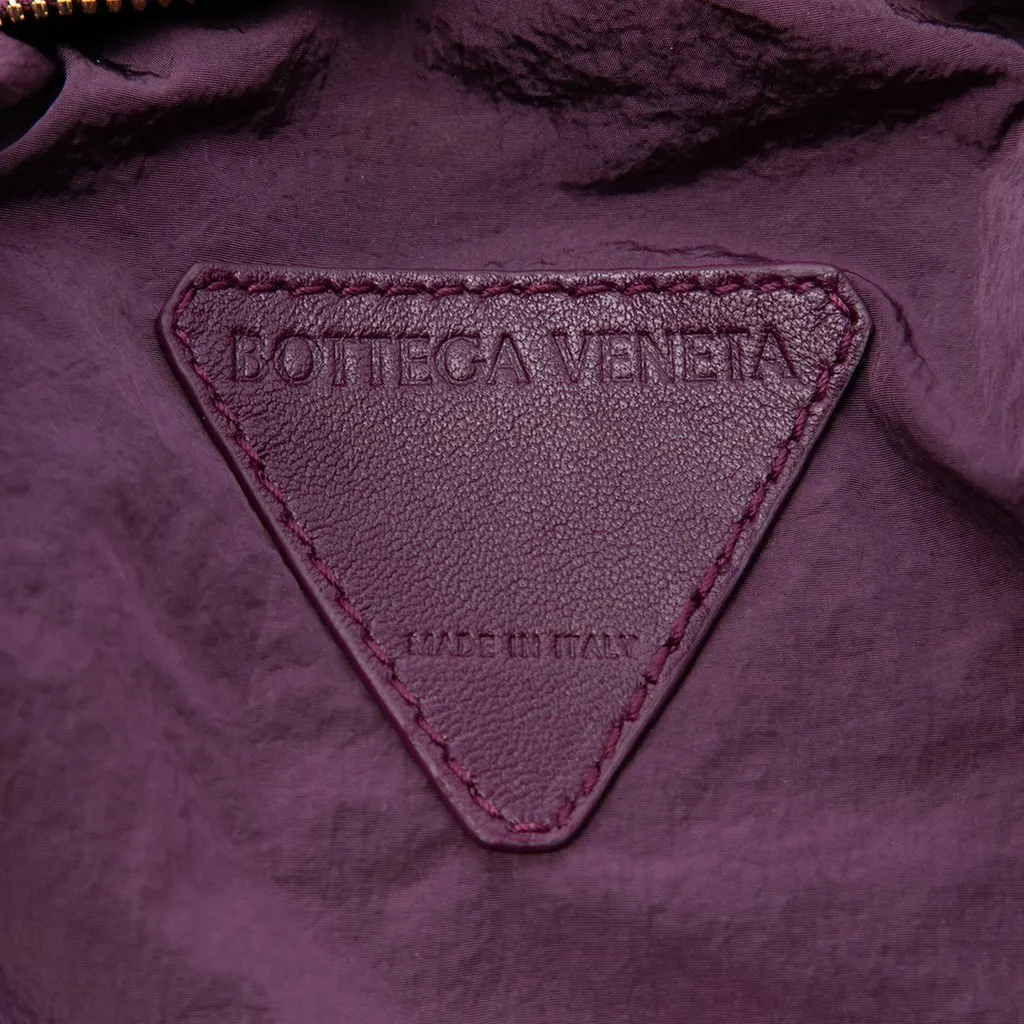 Bottega Veneta Mini Nappa Tubular Double Knot Bag Purple Leather Very good - Box View