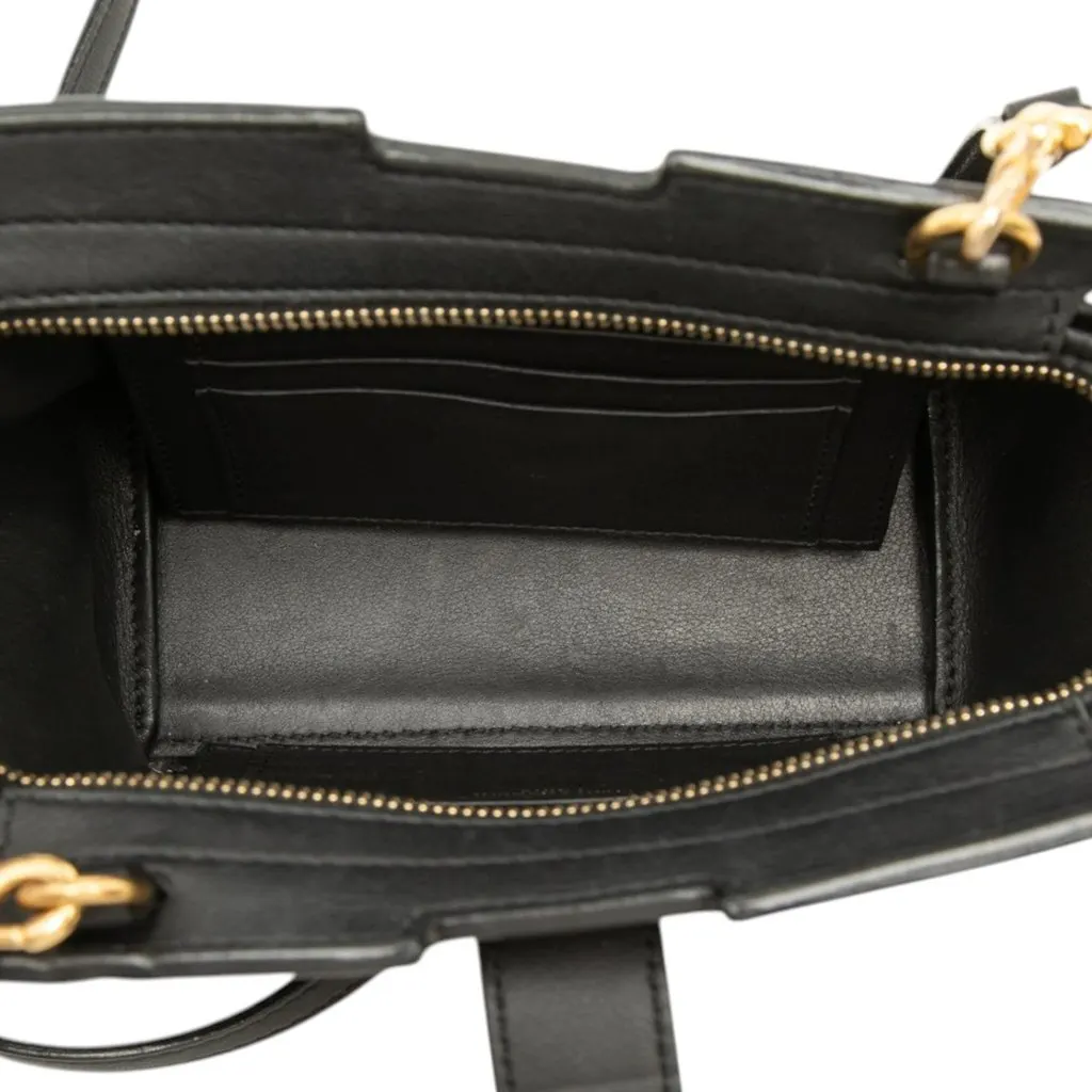 Saint Laurent Toy Leather Monogram Cabas Black Leather Very good - Model View