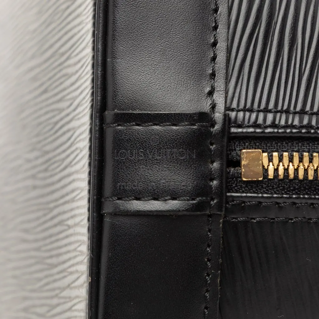 Louis Vuitton Epi Alma PM Black Leather Very good - Box View