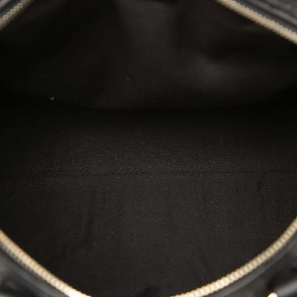 Gucci Medium Guccissima Joy Boston Bag Black Leather Very good - Model View