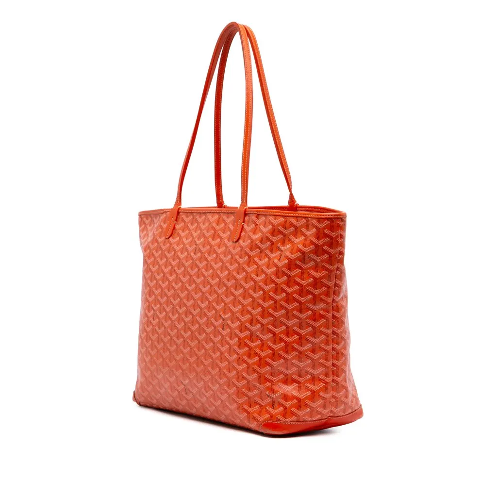 Goyard Goyardine Artois MM Orange Very good - Back View
