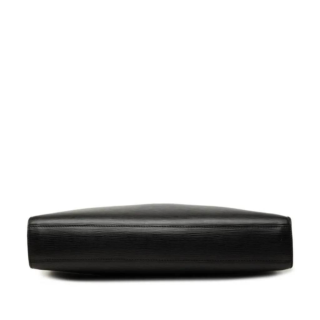 Louis Vuitton Epi Bassano GM Black Leather Good - Inside View