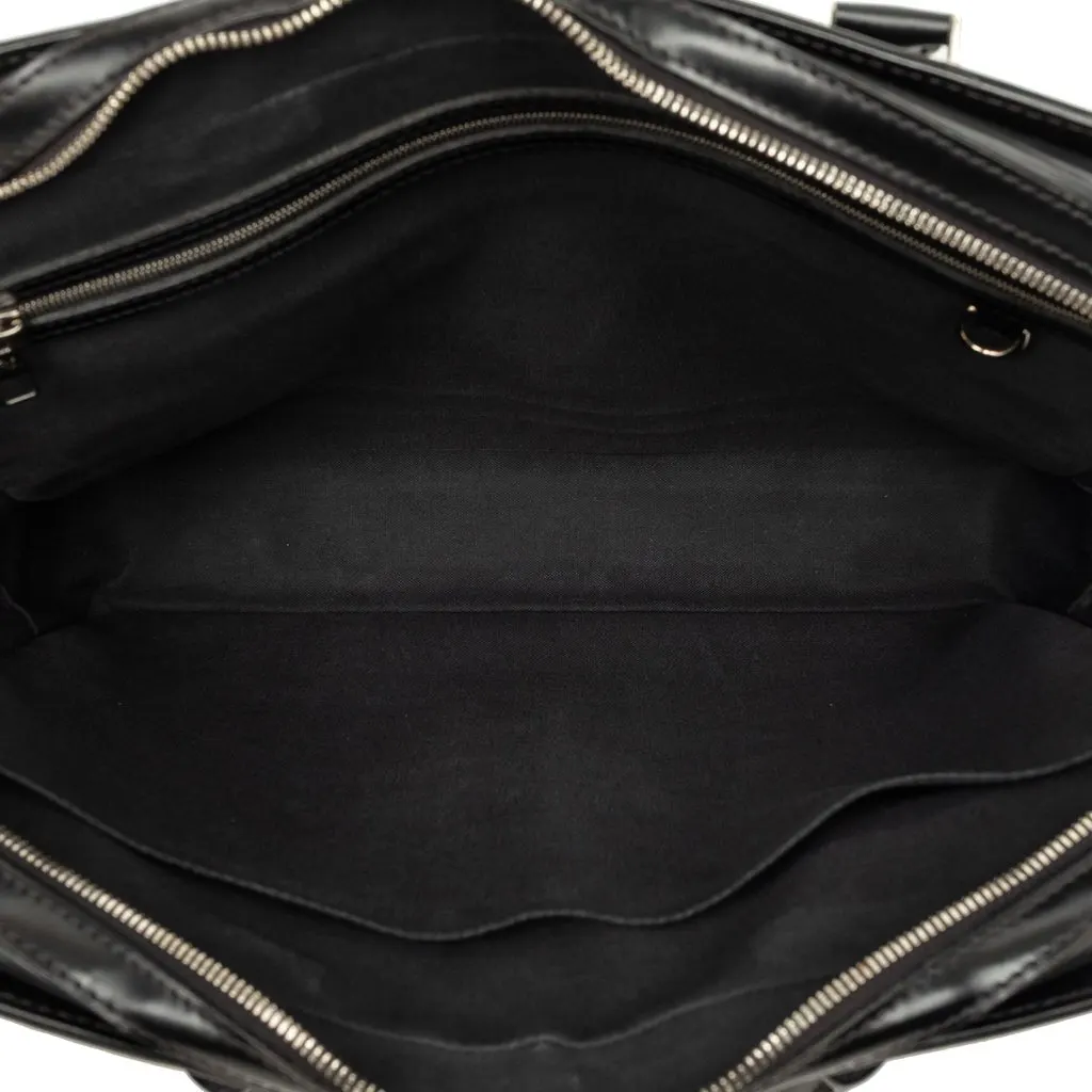 Louis Vuitton Epi Bassano GM Black Leather Good - Model View
