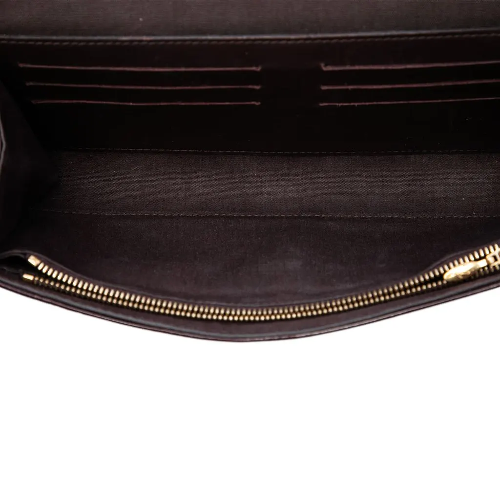Louis Vuitton Monogram Vernis Rossmore MM Purple Leather Very good - Model View