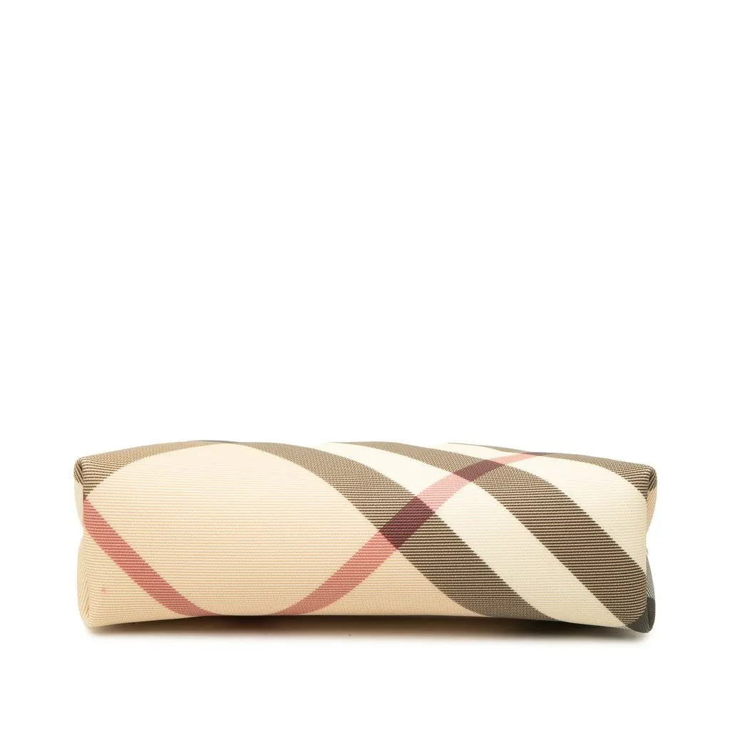 Burberry Nova Check Canvas Pouch Beige Canvas Very good - Inside View