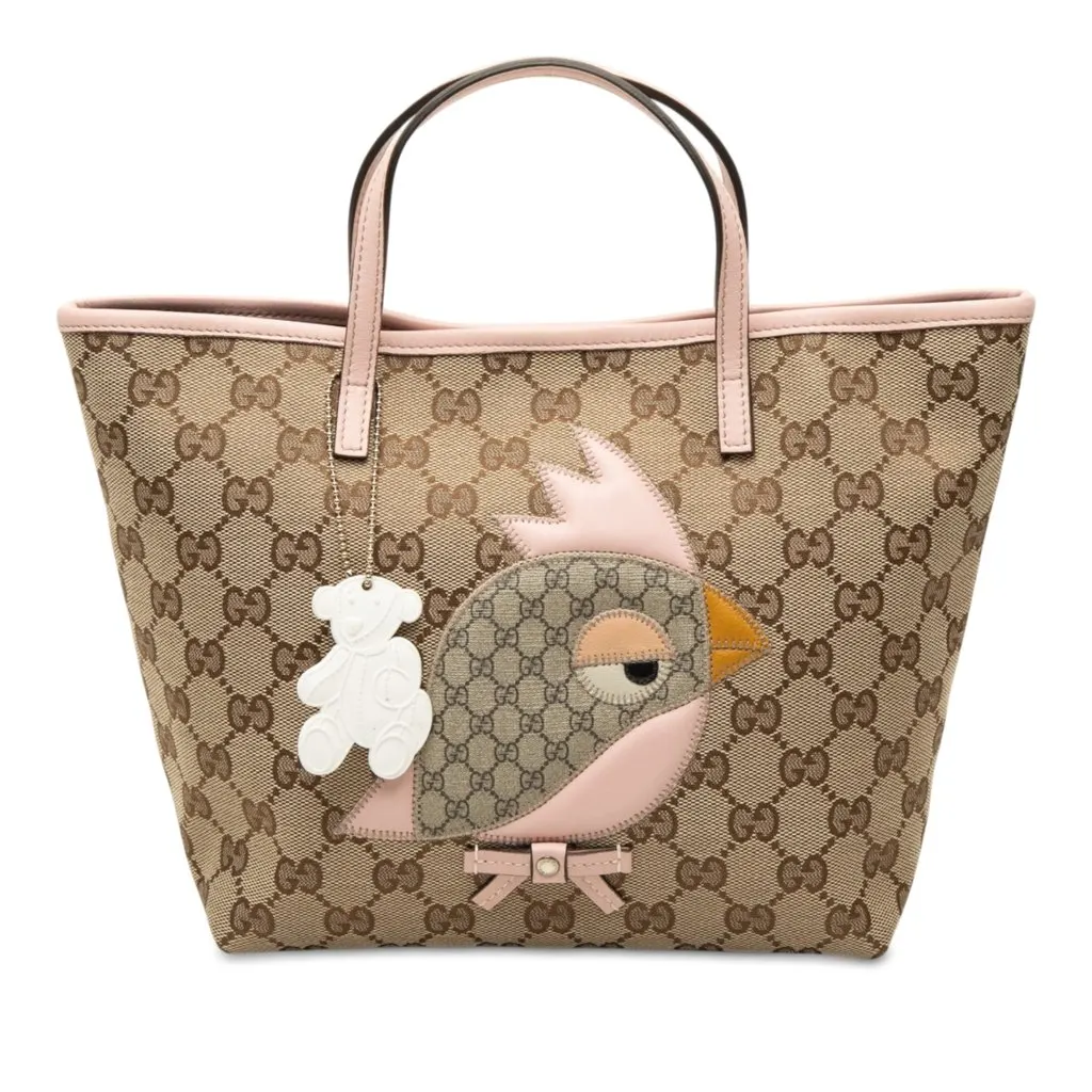 Gucci GG Canvas Zoo Handbag