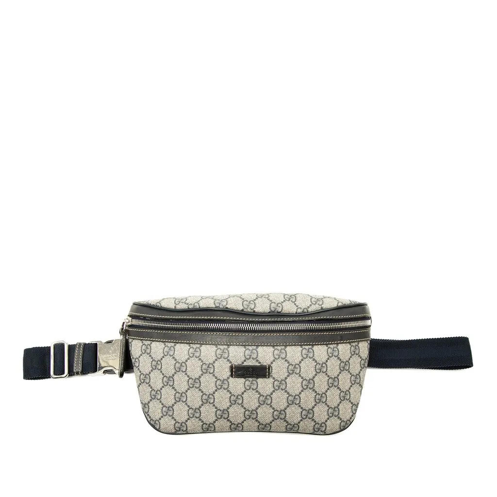Gucci GG Supreme Belt Bag Beige Canvas Very good - Front View
