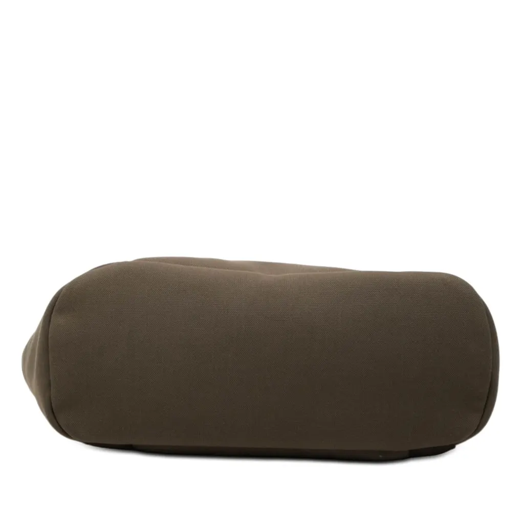 Hermès Toile Sac de Pansage Grooming Bag Brown Canvas Very good - Inside View