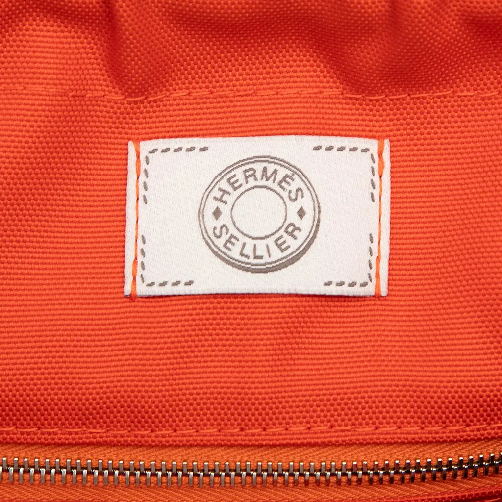 Hermès Toile Sac de Pansage Grooming Bag Brown Canvas Very good - Box View