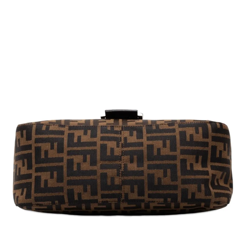 Fendi Zucca Canvas Mamma Forever Brown Canvas Good - Inside View