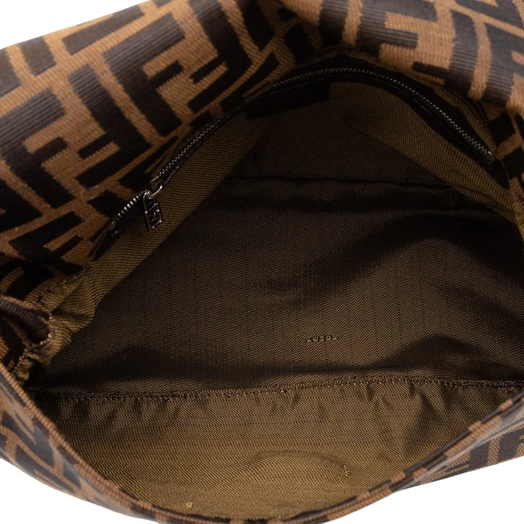 Fendi Zucca Canvas Mamma Forever Brown Canvas Good - Model View