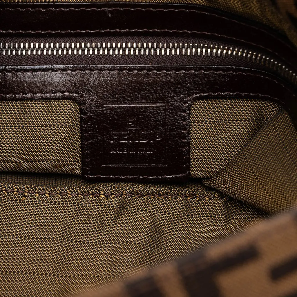 Fendi Zucca Canvas Mamma Forever Brown Canvas Good - Box View