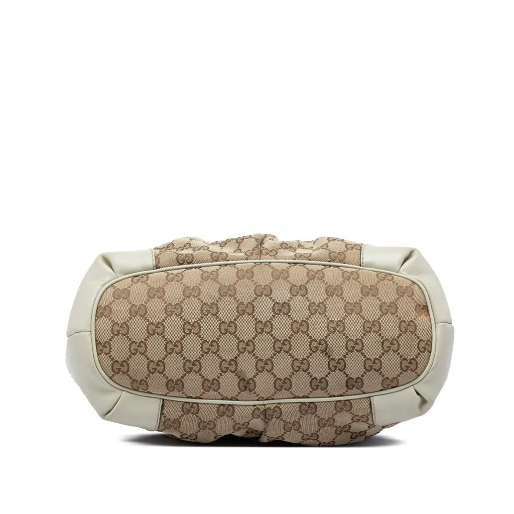 Gucci GG Canvas Sukey Satchel Beige Very good - Inside View