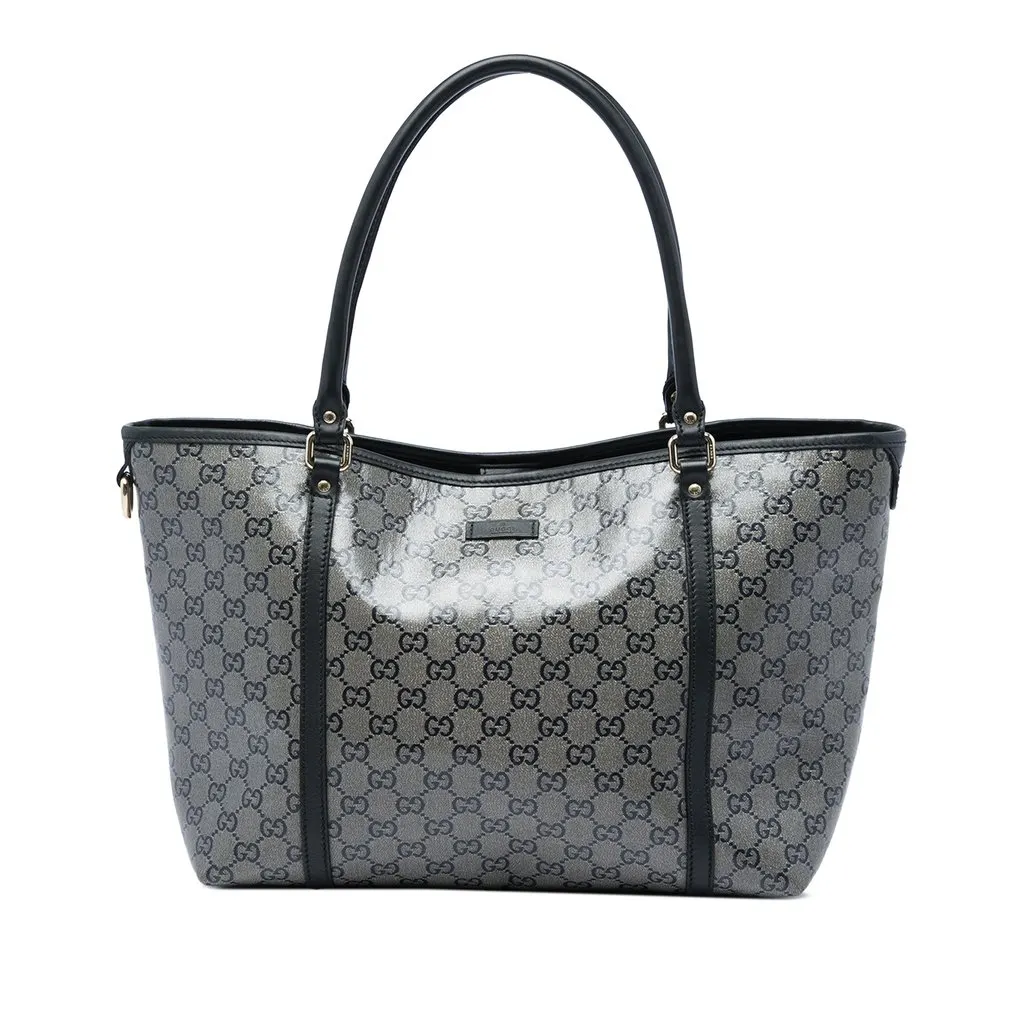 Gucci Medium GG Crystal Joy Tote MultiColor Canvas Very good - Front View