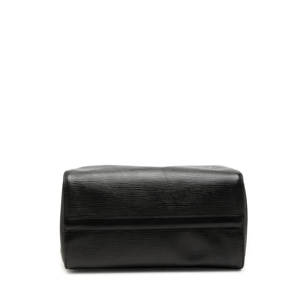 Louis Vuitton Epi Speedy 25 Black Leather Good - Inside View