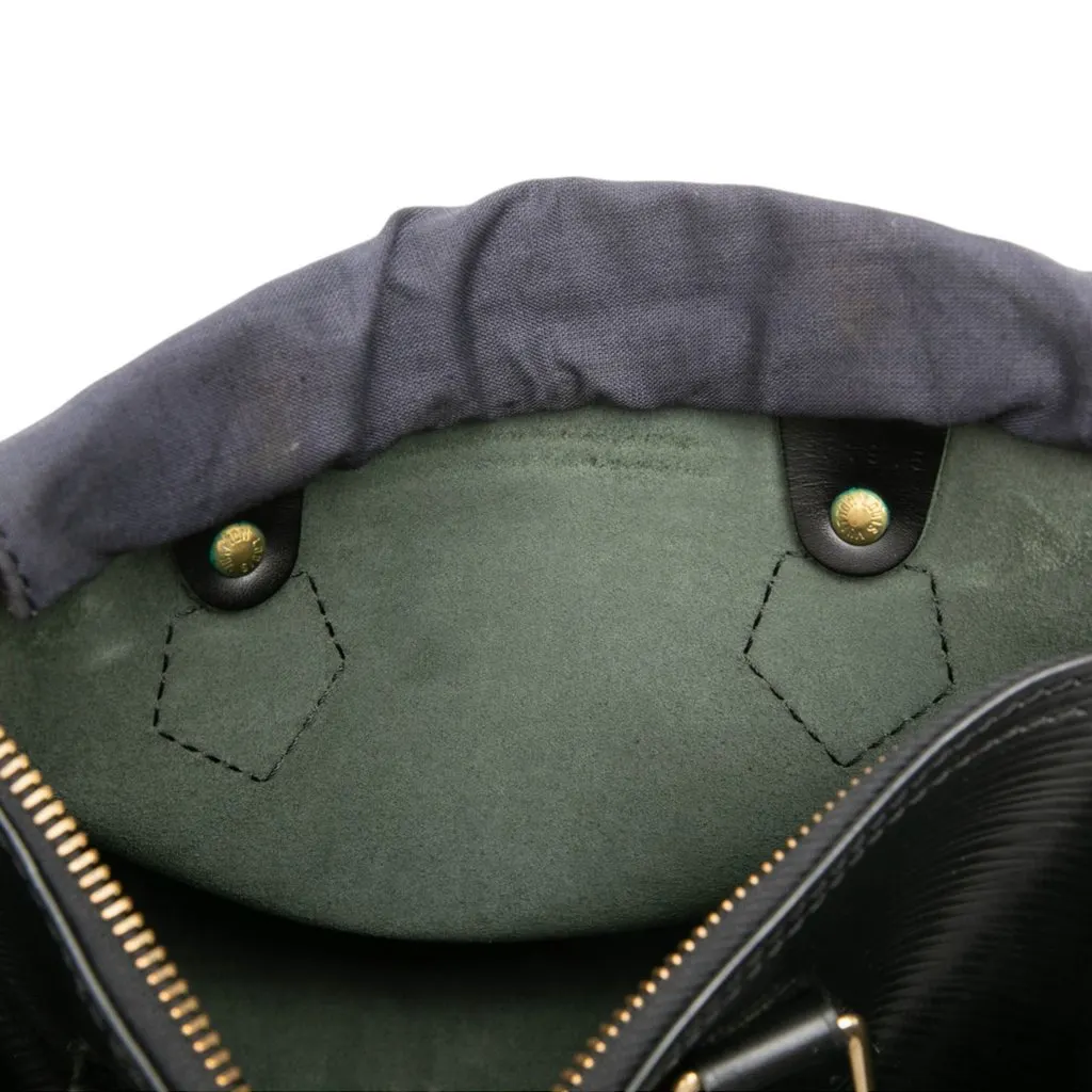 Louis Vuitton Epi Speedy 25 Black Leather Good - Box View