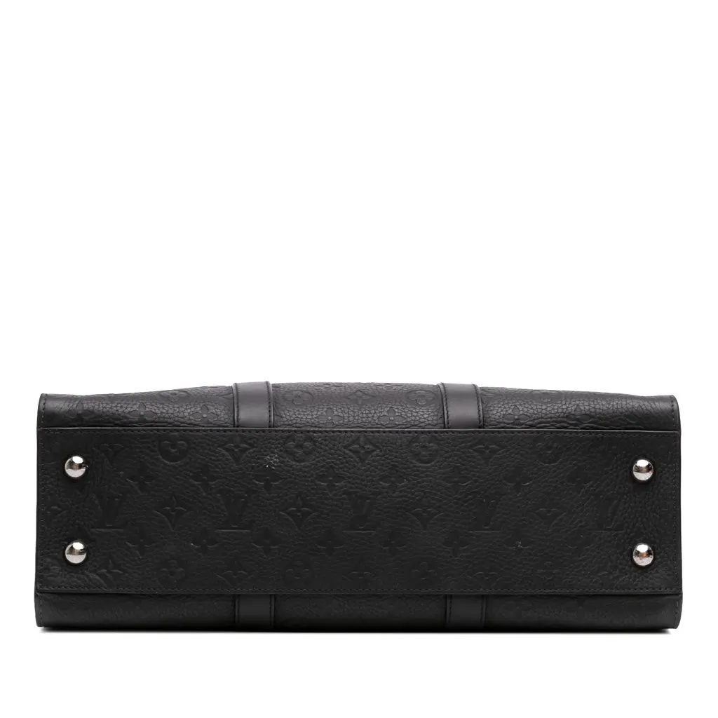 Louis Vuitton Monogram Taurillon Sac Plat 24H Black Leather Very good - Inside View