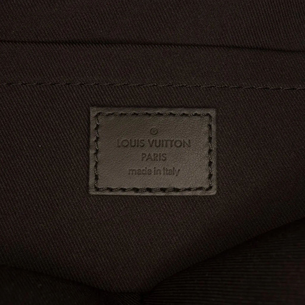 Louis Vuitton Monogram Taurillon Sac Plat 24H Black Leather Very good - Box View