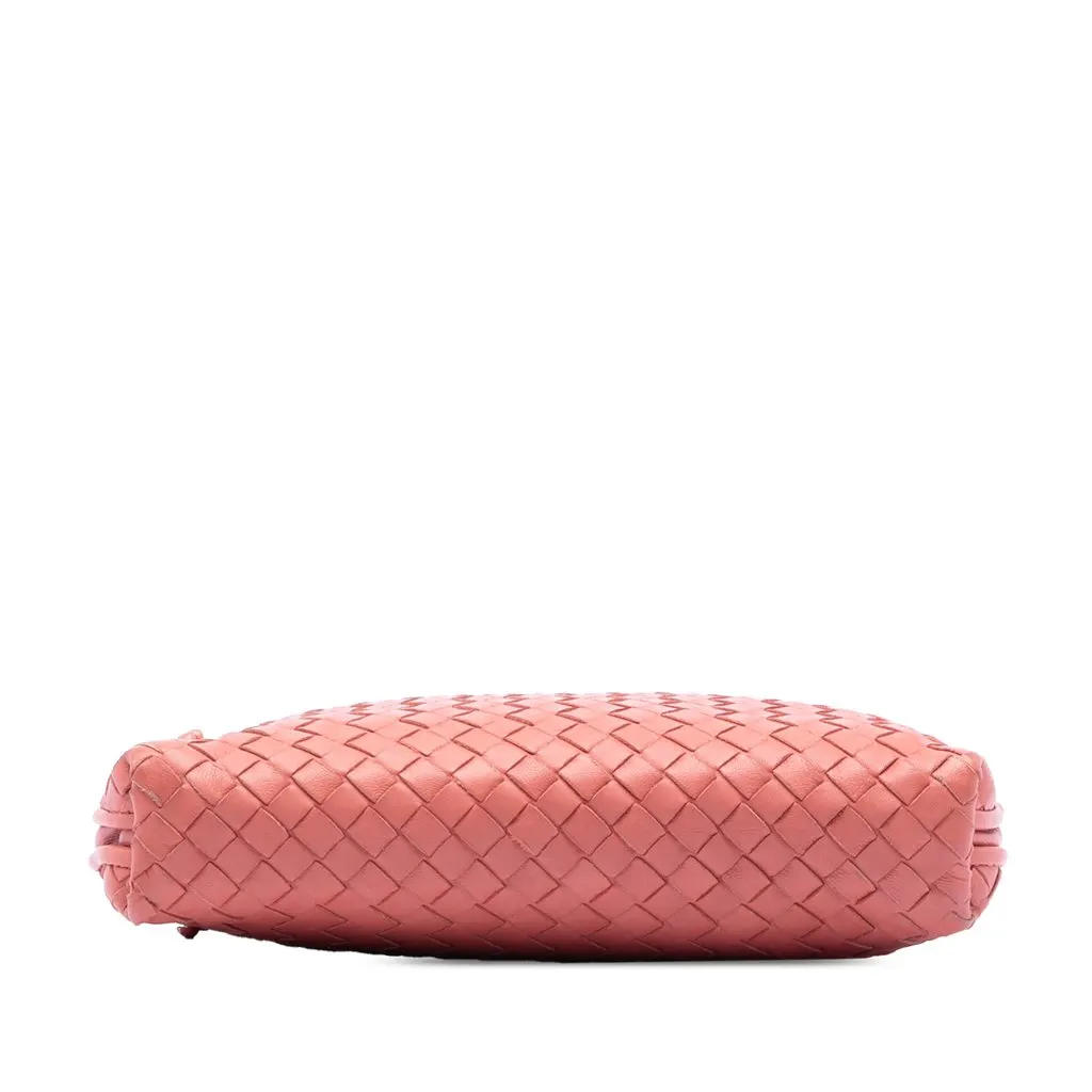 Bottega Veneta Nappa Intrecciato Nodini Crossbody Pink Leather Very good - Inside View