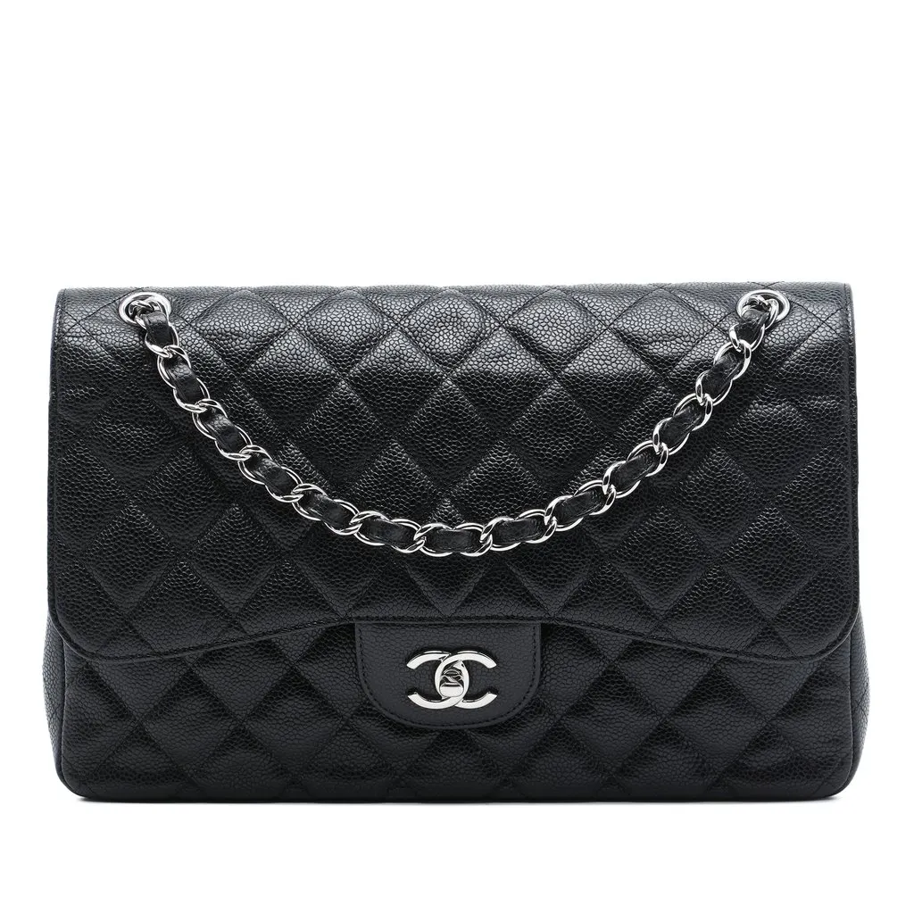 Chanel Jumbo Classic Caviar Double Flap