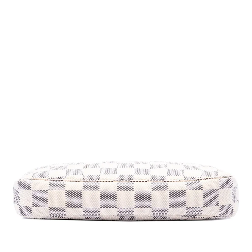 Louis Vuitton Damier Azur Pochette Accessoires White Very good - Inside View