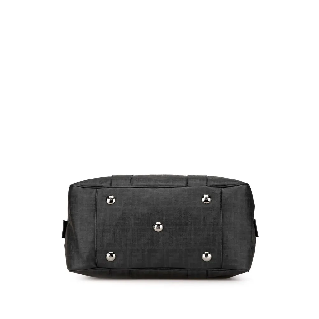 Fendi Zucca Coated Canvas Handbag Brown Very good - Inside View