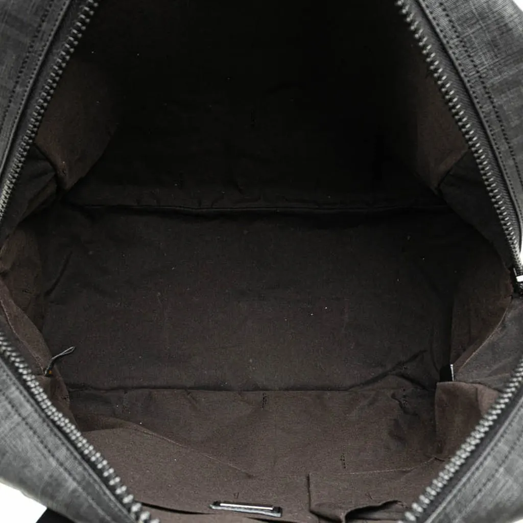 Fendi Zucca Coated Canvas Handbag Brown Very good - Model View