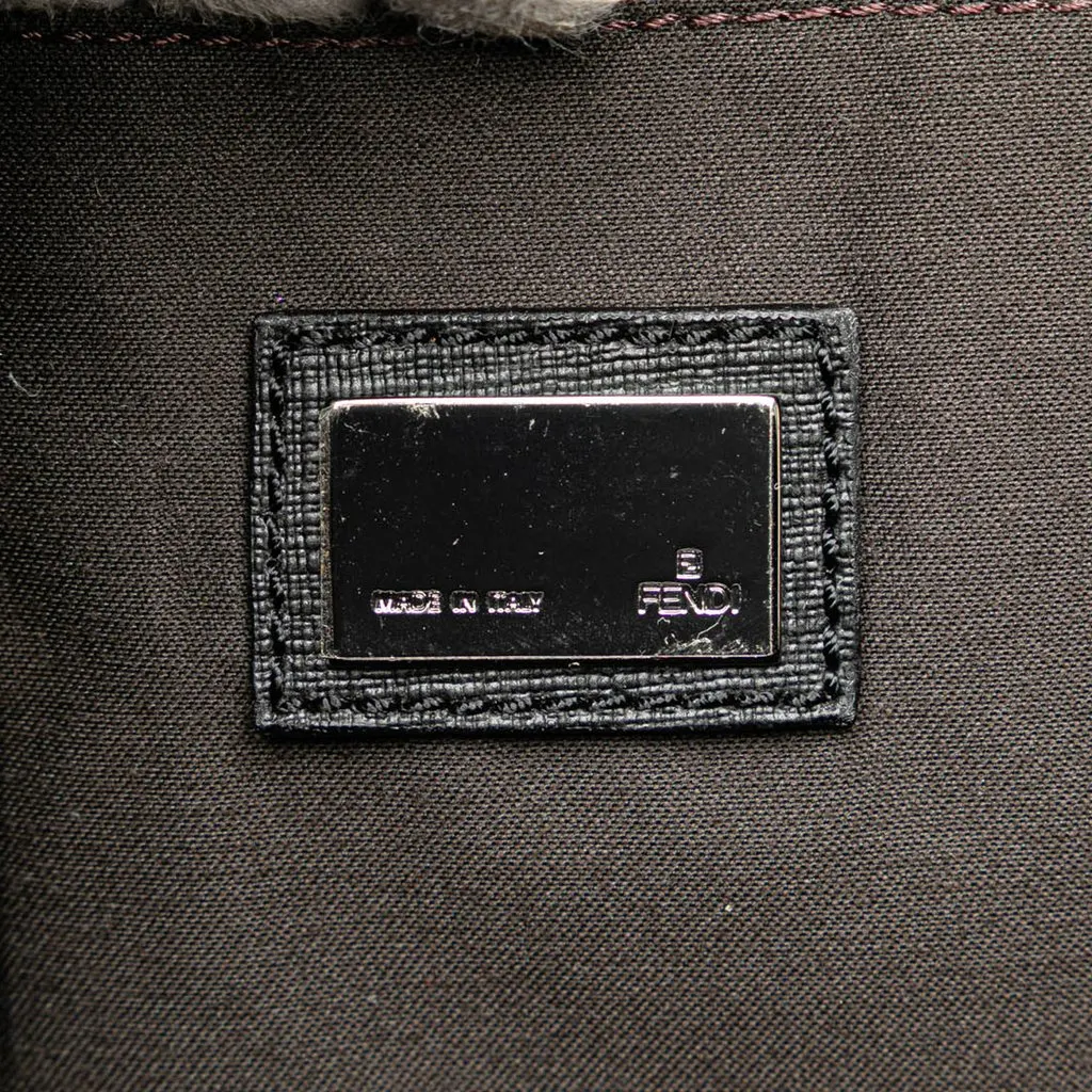 Fendi Zucca Coated Canvas Handbag Brown Very good - Box View