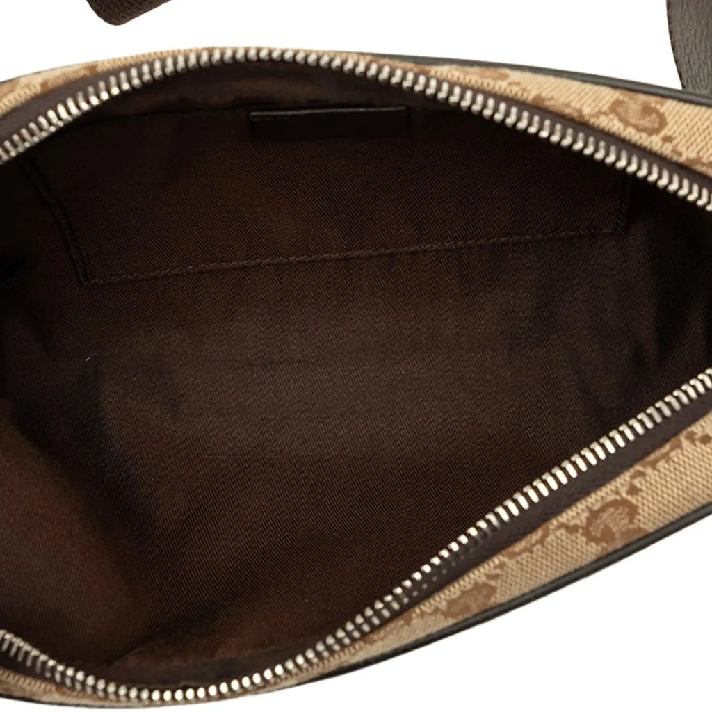 Gucci GG Canvas Belt Bag Beige Canvas Very good - Model View