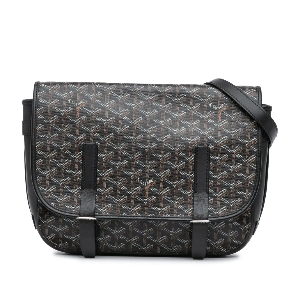 Goyard Goyardine Belvedere MM Black Very good - Front View