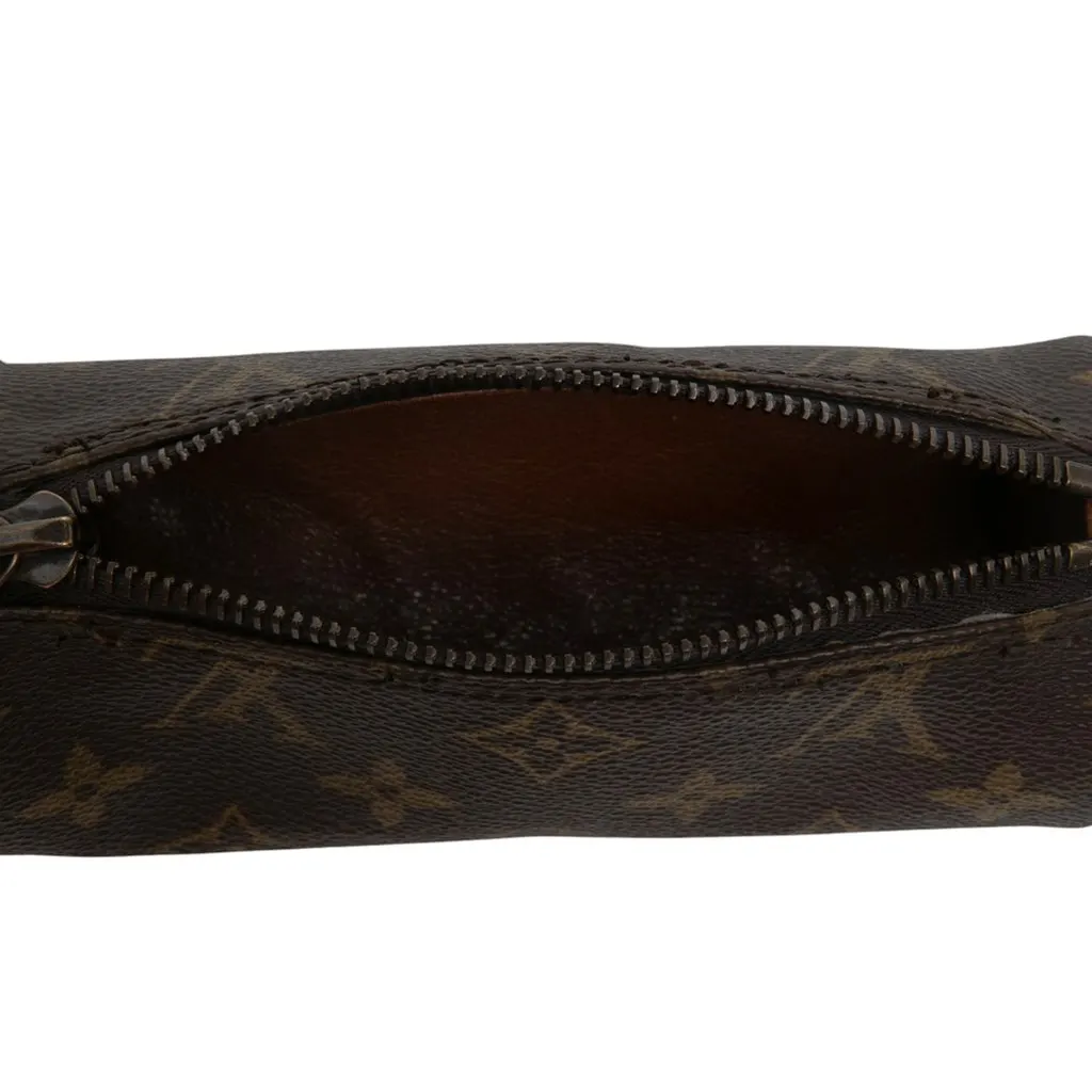 Louis Vuitton Monogram Papillon Pochette Brown Canvas Very good - Model View