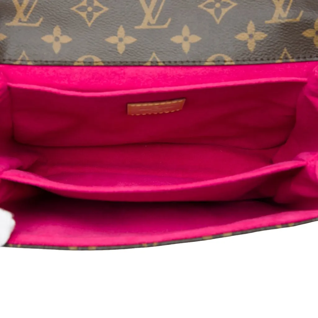 Louis Vuitton Monogram Patches Pochette Metis Brown Very good - Model View