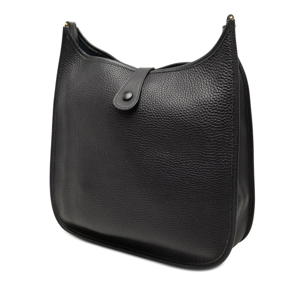 Hermès Togo Evelyne I 33 Black Leather Very good - Back View