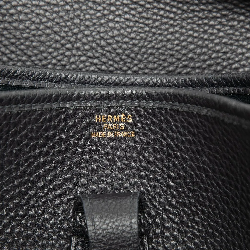 Hermès Togo Evelyne I 33 Black Leather Very good - Box View