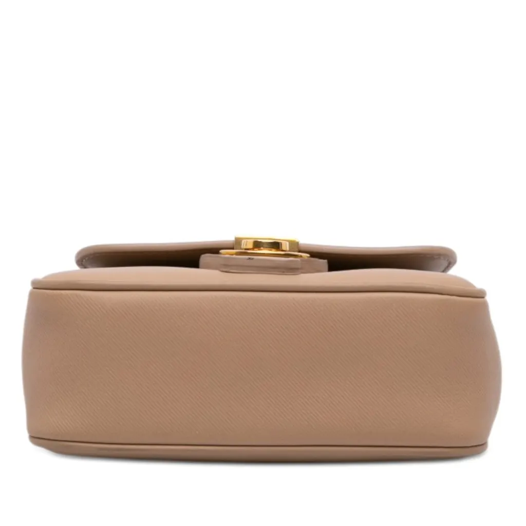 Burberry Mini Trench Calfskin DK88 Top Handle Bag Beige Leather Very good - Inside View