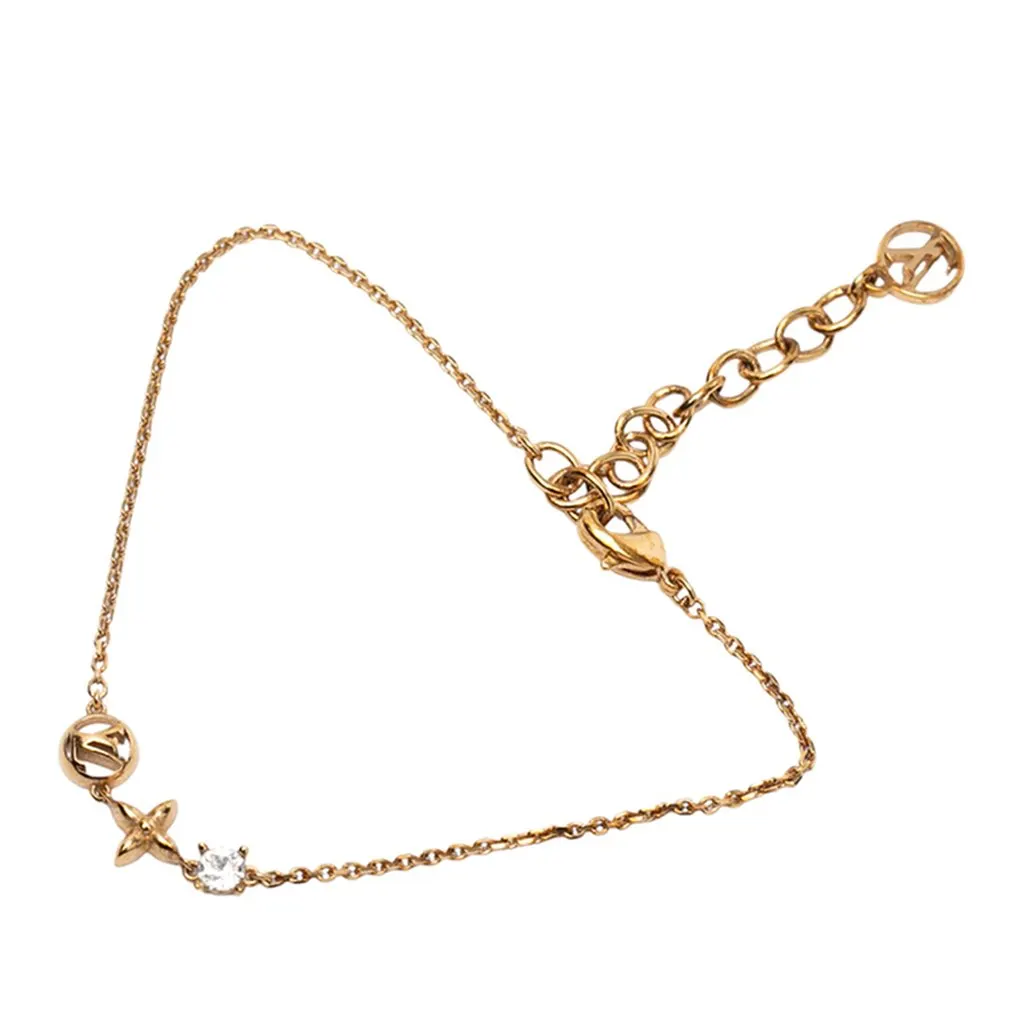 Louis Vuitton Gold Plated Petit Louis Bracelet Gold Metal Very good - Inside View
