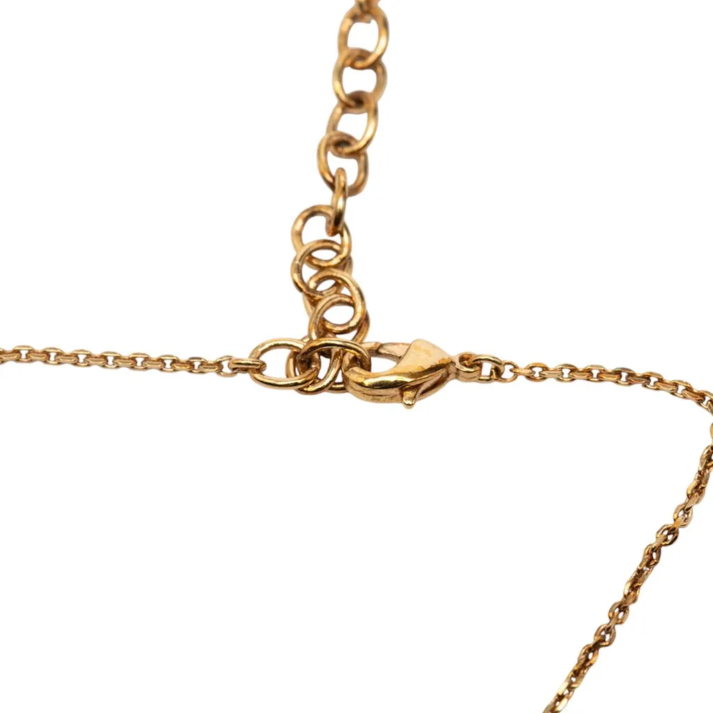 Louis Vuitton Gold Plated Petit Louis Bracelet Gold Metal Very good - Model View