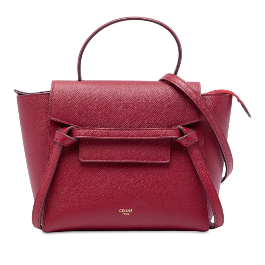 Celine Nano Grained Calfskin Belt Bag